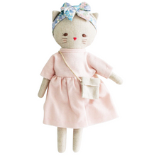 Load image into Gallery viewer, Mini Lilly Kitty Pink Linen (26cm)