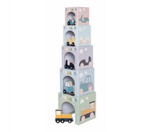 Load image into Gallery viewer, Stacking Cubes Vehicles 1-5