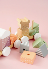 Load image into Gallery viewer, Train with Blocks Teddy