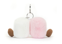 Load image into Gallery viewer, Amuseable Pair of Marshmallows Bag Charm