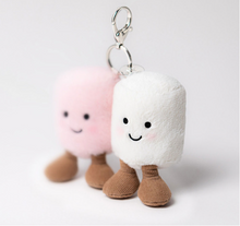 Load image into Gallery viewer, Amuseable Pair of Marshmallows Bag Charm
