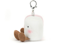 Load image into Gallery viewer, Amuseable Pair of Marshmallows Bag Charm