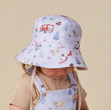 Load image into Gallery viewer, To The Rescue Reversible Cotton Bucket Hat