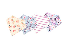 Load image into Gallery viewer, Morgan Baby Bandana Bib Set (4-pack)