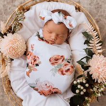 Load image into Gallery viewer, Rosebud | Snuggle Swaddle & Topknot Set