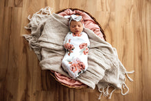 Load image into Gallery viewer, Rosebud | Snuggle Swaddle & Topknot Set