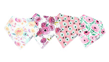 Load image into Gallery viewer, Bloom Baby Bandana Bib Set (4-pack)