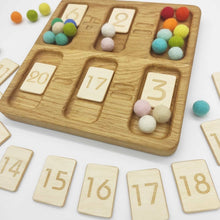 Load image into Gallery viewer, Wooden Math Board (Reversible)