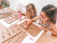 Load image into Gallery viewer, Let's Start Learning Stencil Collection (Complete Set)