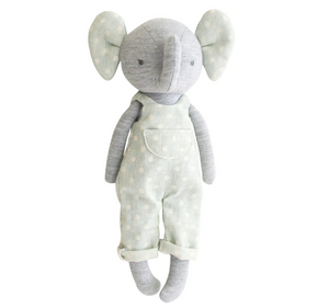 Elliot Elephant Duck Egg Blue (28cm)