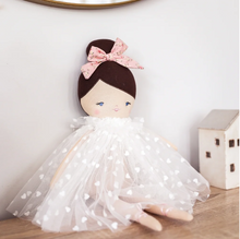 Load image into Gallery viewer, Mia Doll 44cm White Flocked Heart Tulle

