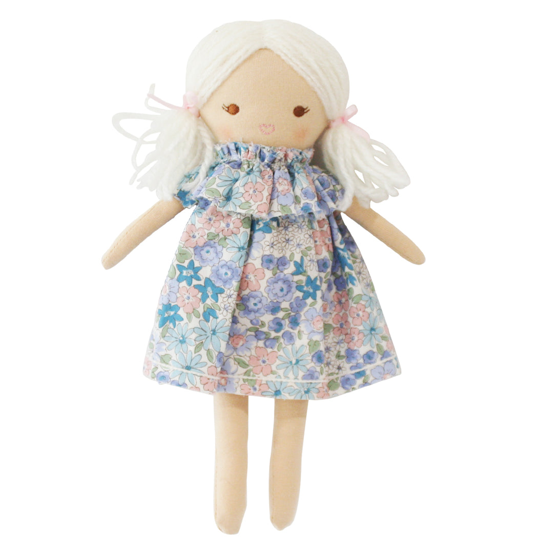 Mini Matilda Asleep Awake Liberty Blue (24cm)