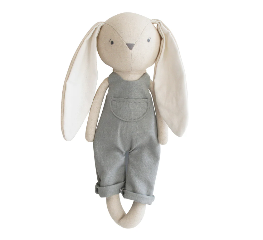 Oliver Bunny Grey (28cm)