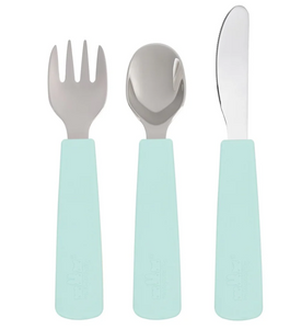 Toddler Feedie Cutlery Set (3 pieces) Mint