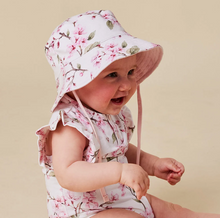 Load image into Gallery viewer, Cherry Blossom Reversible Cotton Bucket Hat
