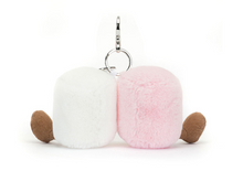 Load image into Gallery viewer, Amuseable Pair of Marshmallows Bag Charm
