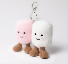 Load image into Gallery viewer, Amuseable Pair of Marshmallows Bag Charm
