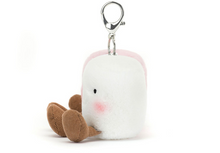 Load image into Gallery viewer, Amuseable Pair of Marshmallows Bag Charm
