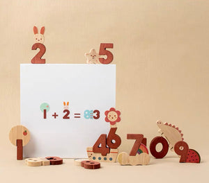 Wooden Numbers Puzzle