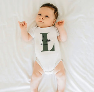 Personalized Baby Romper - Alphabet