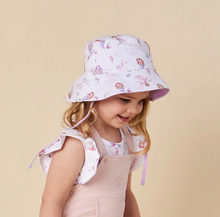 Load image into Gallery viewer, Mermaid Reversible Cotton Bucket Hat
