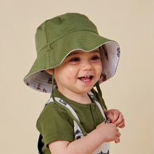 Load image into Gallery viewer, Little Racers Reversible Cotton Bucket Hat
