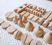Load image into Gallery viewer, Wooden Mosque Block Set (55 pieces)
