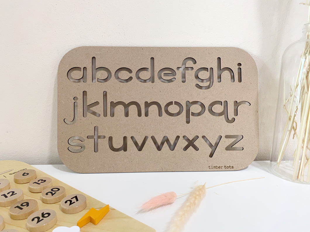 Lowercase Alphabet Stencil