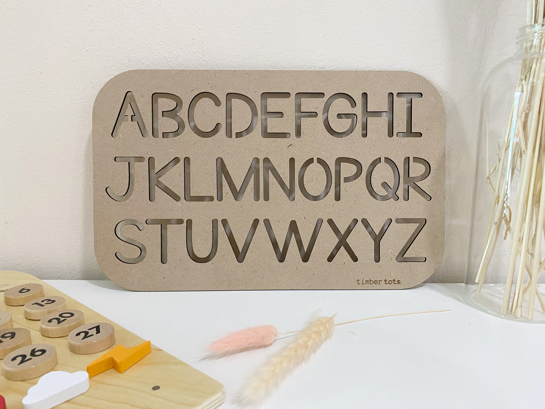 Uppercase Alphabet Stencil