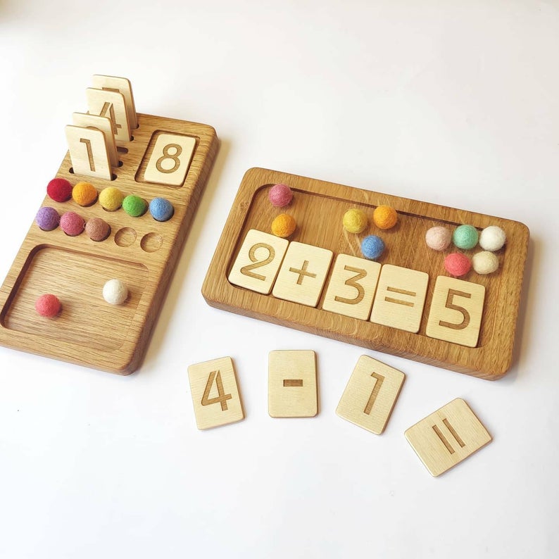 Wooden Math Board