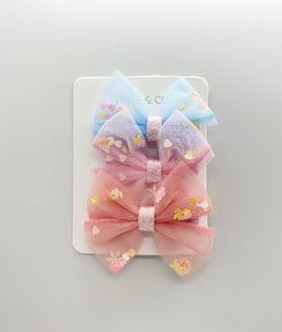 Tulle Clip Bows