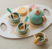 Load image into Gallery viewer, Wooden Afternoon Tea Set
