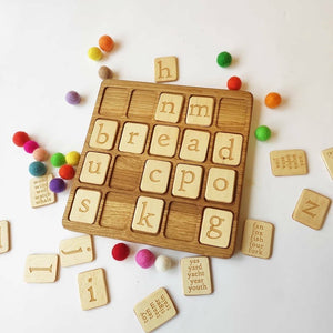 Alphabet Board with Reversible Letters